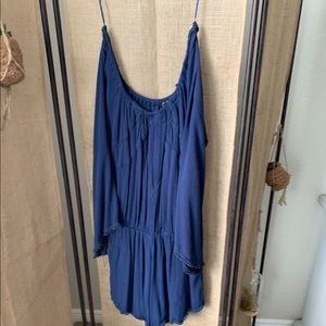 Off the shoulder romper with pockets